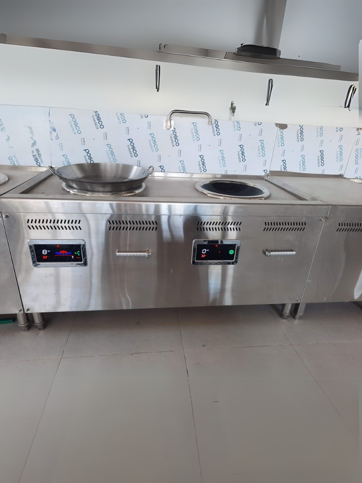 Bếp điện từ đôi lõm - kính